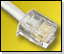 Telephone Line Cord - 4 Conductor