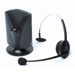 GN Netcom Bluetooth Cordless Headset with Charging Stand and AC Adapter