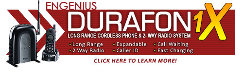 EnGenius DuraFon1X Long Range Cordless Phone System