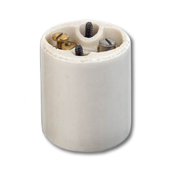 Leviton Medium Base, One-Piece, Keyless, Incandescent, Glazed Porcelain (Package of 200)