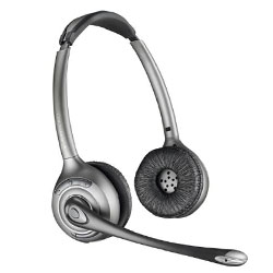 Plantronics WO350 Savi Office Over-the-Head Binaural Wireless Headset System