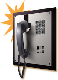 allen tel phones, built-in phones, wall-mounted phones, no dial phones