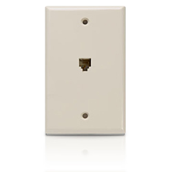 Leviton Modular Wall Jack - 6P4C