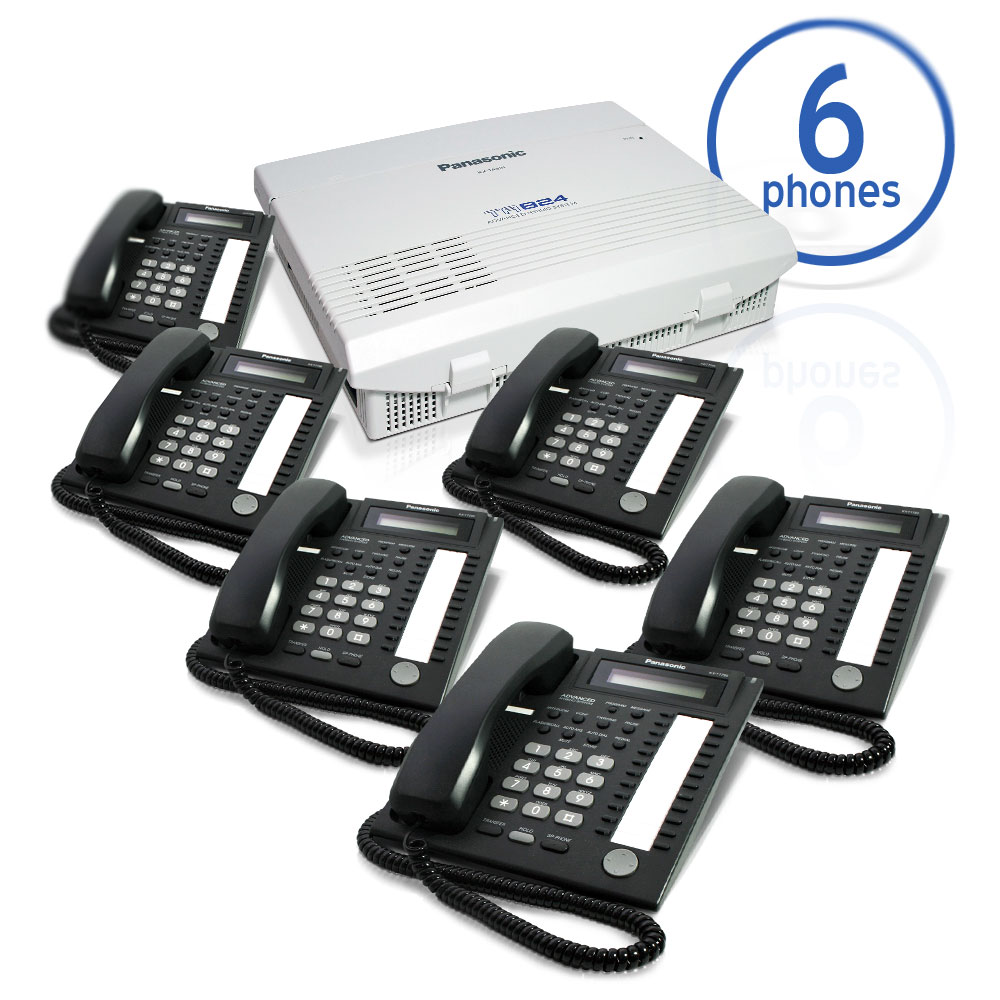Panasonic KX-TA824 Phone System Bundle with (6) KX-T7731 Speakerphones