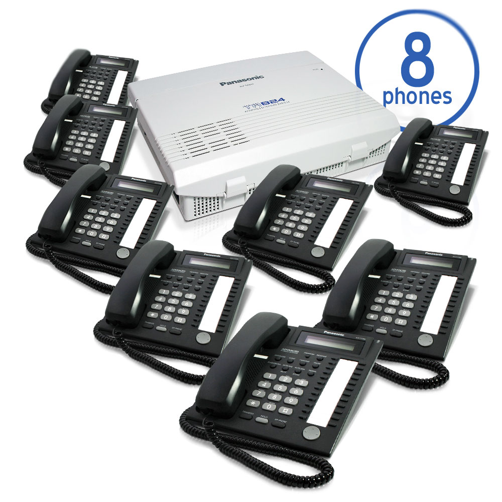 Panasonic KX-TA824 Phone System Bundle with (8) KX-T7731 Speakerphones