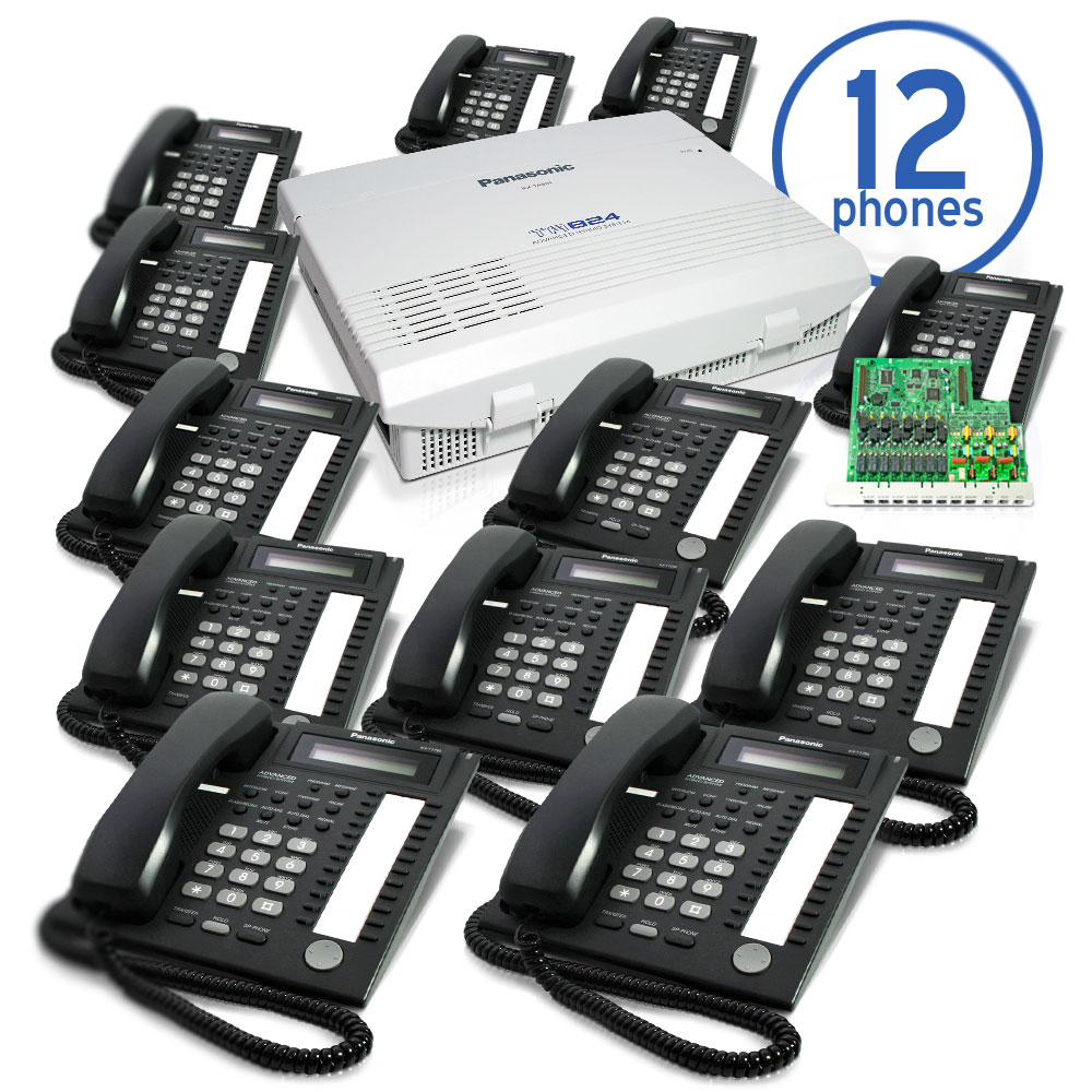 Panasonic Panasonic System Bundle (12) KX-T7731 and (1) 3x8 Card