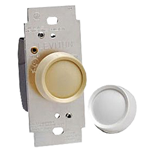 Leviton Trimatron Delux Push-ON/Push-OFF Full Range Rotary 3 Way Dimmer