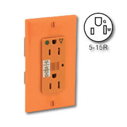 Leviton Hospital Grade, Isolated Ground, Surge Duplex with Indicator Light & Audible Alarm