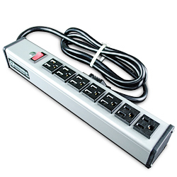 Legrand - Wiremold Compact Plug-In Outlet Center® with Seven Outlets and Lighted Switch