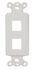 rear loading face plates, infin-e-station, face plates, hubbell face plates
