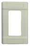 rear loading face plates, infin-e-station, face plates, hubbell face plates