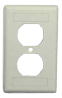 rear loading face plates, infin-e-station, face plates, hubbell face plates