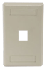 rear loading face plates, infin-e-station, face plates, hubbell face plates