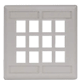 rear loading face plates, infin-e-station, face plates, hubbell face plates