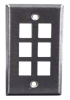 rear loading face plates, infin-e-station, face plates, hubbell face plates