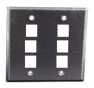 rear loading face plates, infin-e-station, face plates, hubbell face plates