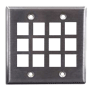 rear loading face plates, infin-e-station, face plates, hubbell face plates
