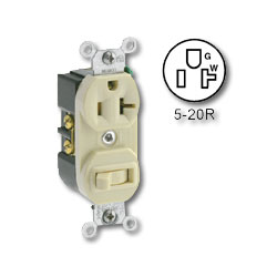 Leviton Single-Pole Switch/Receptacle