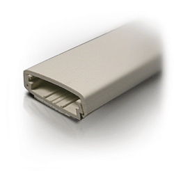 Legrand - Wiremold 2300 Series Low Profile Two-piece Raceway - Ivory (5 Ft)