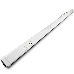 Legrand - Wiremold Nonmetallic Cord-Ended Plugmold with Ten Outlets