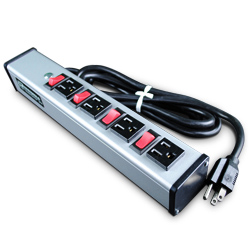 Legrand - Wiremold Deluxe Control 13 Inch Plug-In Outlet CenterŽ with 4 Switch Outlets