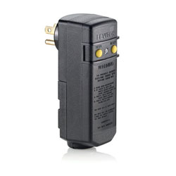 Leviton 15Amp Compact Automatic Reset Right Angle Outdoor Rated RoHS Compliant GFCI Module