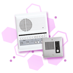 semi flush, intercom system, residential intercom system, aiphone