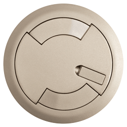 Legrand - Wiremold Tamper Resistant Evolution 8AT Series Flush Style Cover Assembly, Nickel