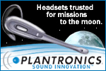 Plantronics Headsets on the Moon