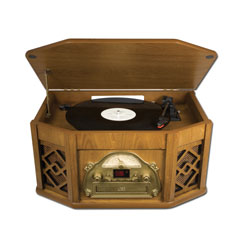 Ion Vintage-Style Music Turntable System