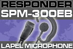 RESPONDER SPM-300EB Series - Medium Duty Lapel Microphone