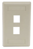 rear loading face plates, infin-e-station, face plates, hubbell face plates