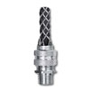 Straight Aluminum Connector Stainless Grip,  .750