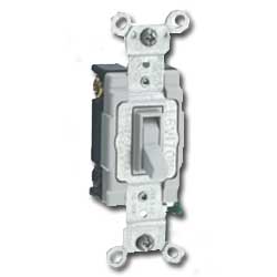 Leviton 4-Way, Framed Toggle Side Wired Quiet Switch