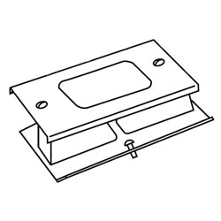 Legrand - Wiremold 3000® Series Rectangular Receptacle Cover