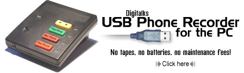 Digitalks USB PC Recorder with Headset