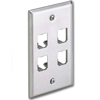 Mini-Com Stainless Steel Faceplates