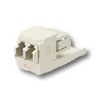 Mini-Com LC Sr./Sr. Fiber Optic Adapter Modules with Zirconia Ceramic Split Sleeve, Pack of 20