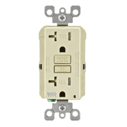 Leviton Ivory SmartlockPro® Slim Ground Fault Circuit Interrupter