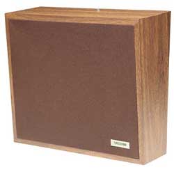 Valcom One-Way Woodgrain Wall Speaker (Cloth)