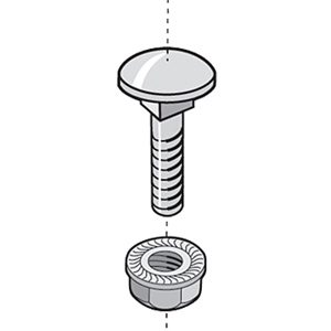 Legrand - Cablofil Nut/Bolt Assembly (Package of 50)