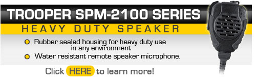 SPM-2100 Trooper Heavy Duty Remote Microphone