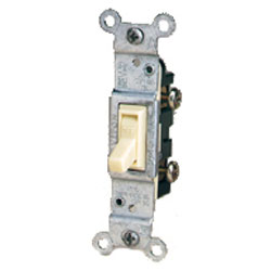 Leviton CO/ALR Side Wired Framed 3-Way Toggle