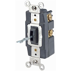 Leviton Toggle Locking Double-Throw Momentary Contact Quiet Switch