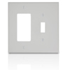 2-Gang Midway Size Nylon Combination Wallplate