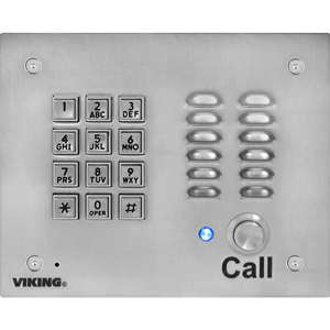 VoIP Stainless Steel Entry Phone with Keypad