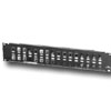 QuickPort Multimedia Patch Panel with Cable Management Bar