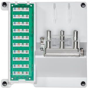 Leviton Compact Series: Telephone and 6-Way Video Panel