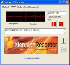 USB phone recorder, USB recorder, Xtension Recorder, phone recorder