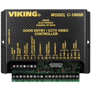 Two Door Entry and CCTV Camera Controller